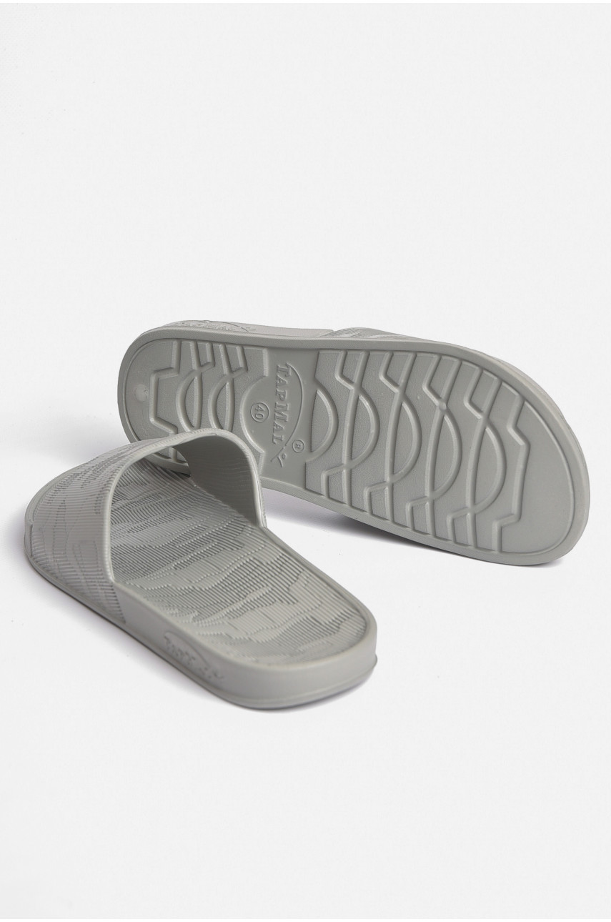 Шльопанці чоловічі піна світло-сірого кольору 400 187342