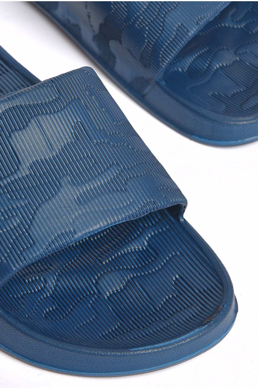 Шльопанці чоловічі піна темно-синього кольору 400 187343
