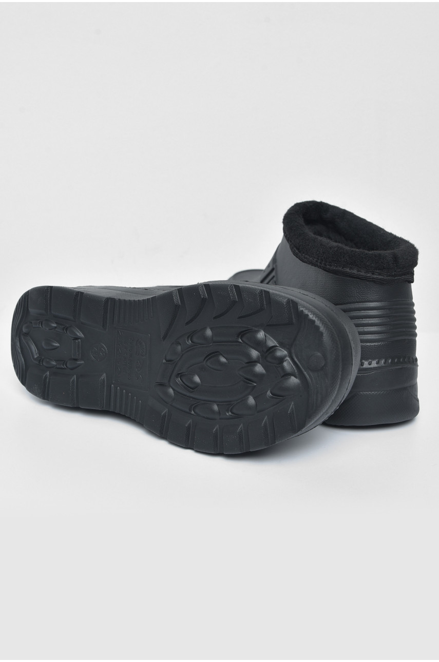 Калоші чоловічі на хутрі чорного кольору ГП-29 187367 Калоші чоловічі на хутрі чорного кольору ГП-29 187367