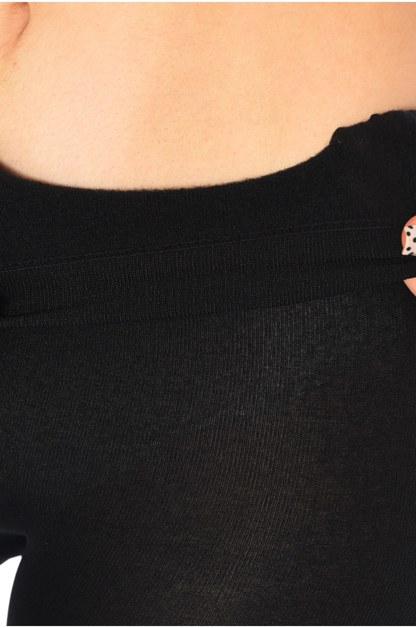 Колготы женские с начесом черного цвета 1800D wb-868 187560