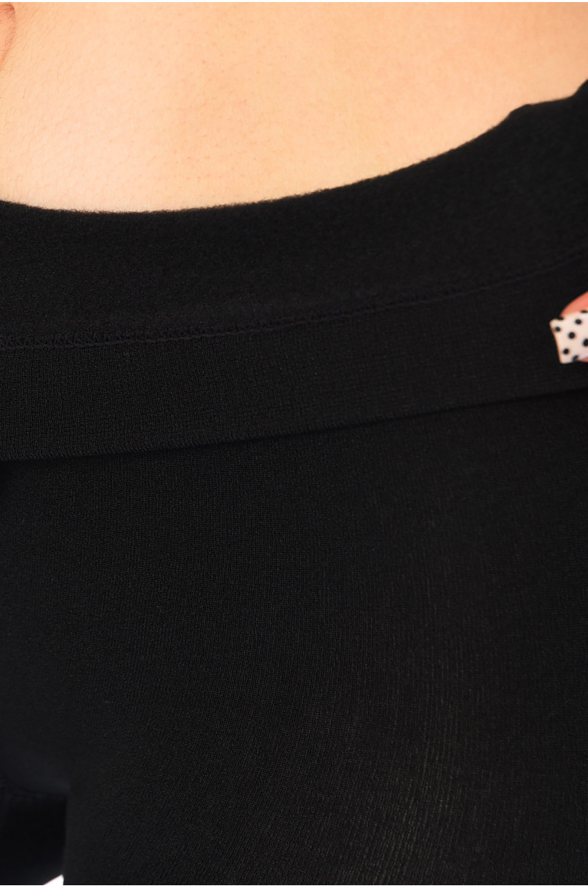 Колготы женские с начесом черного цвета 1800D wb-868 187565