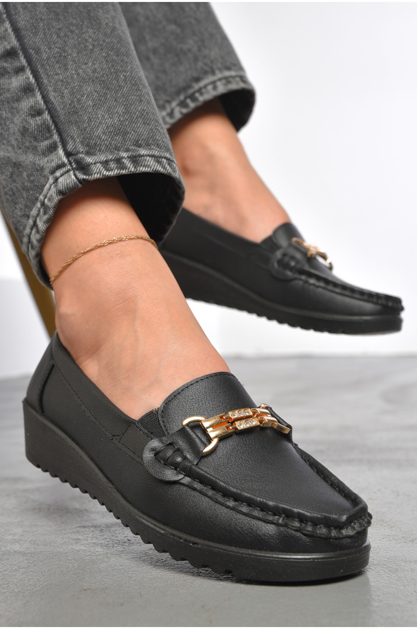 Лофери жіночі чорного кольору 6025 187642