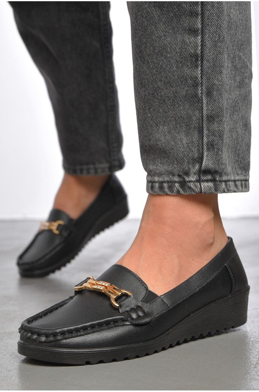 Лофери жіночі чорного кольору 6025 187642