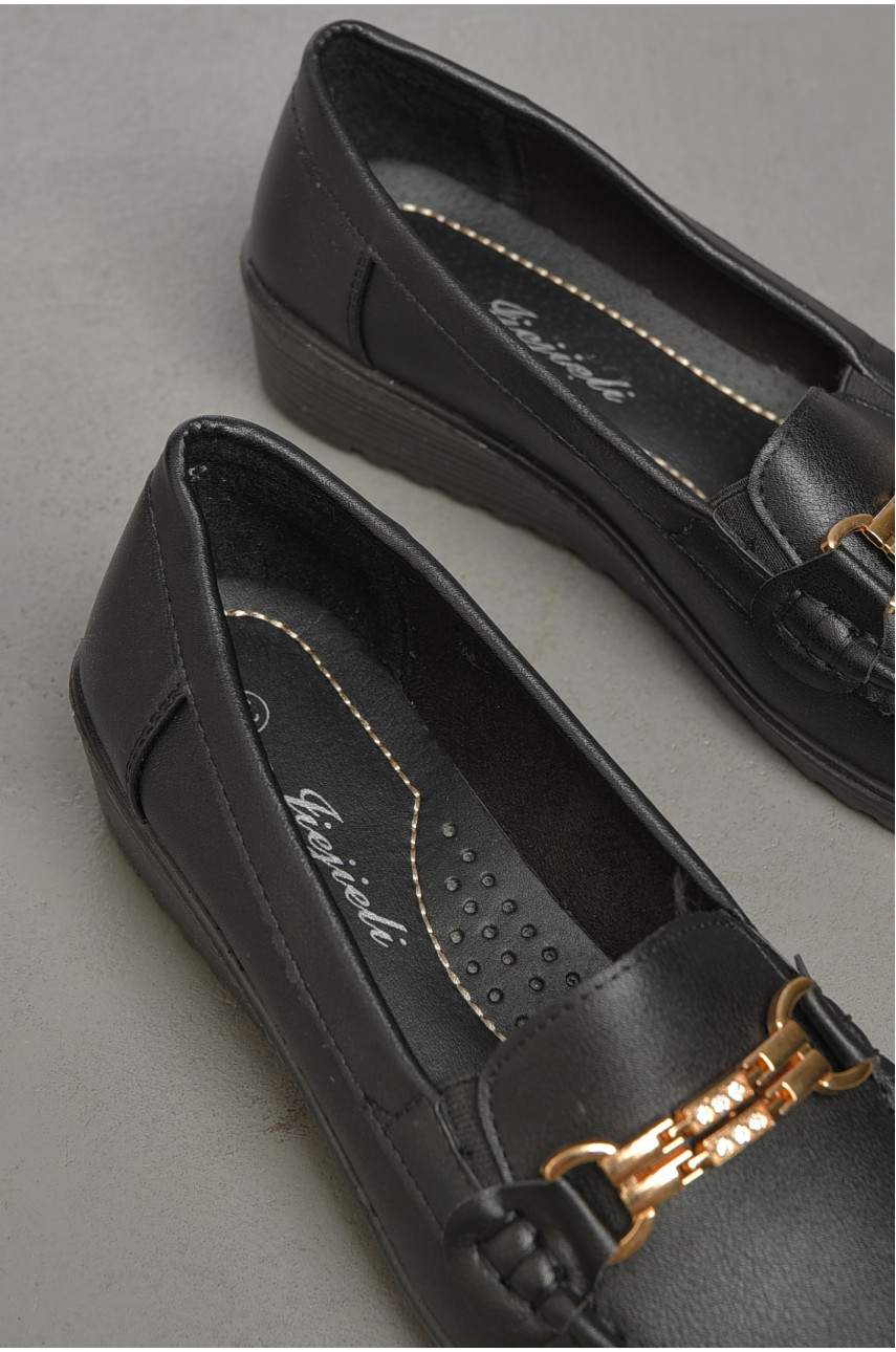 Лофери жіночі чорного кольору 6025 187642 Лофери жіночі чорного кольору 6025 187642