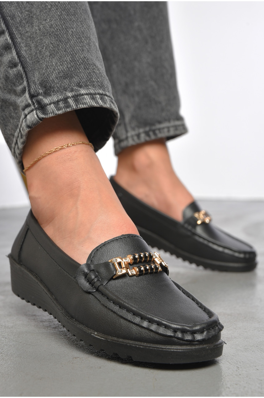 Лофери жіночі чорного кольору 6023 187646