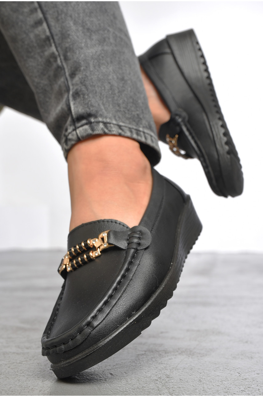 Лофери жіночі чорного кольору 6023 187646