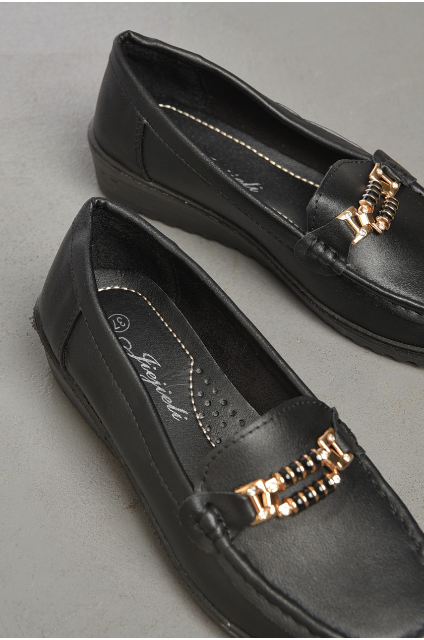 Лофери жіночі чорного кольору 6023 187646