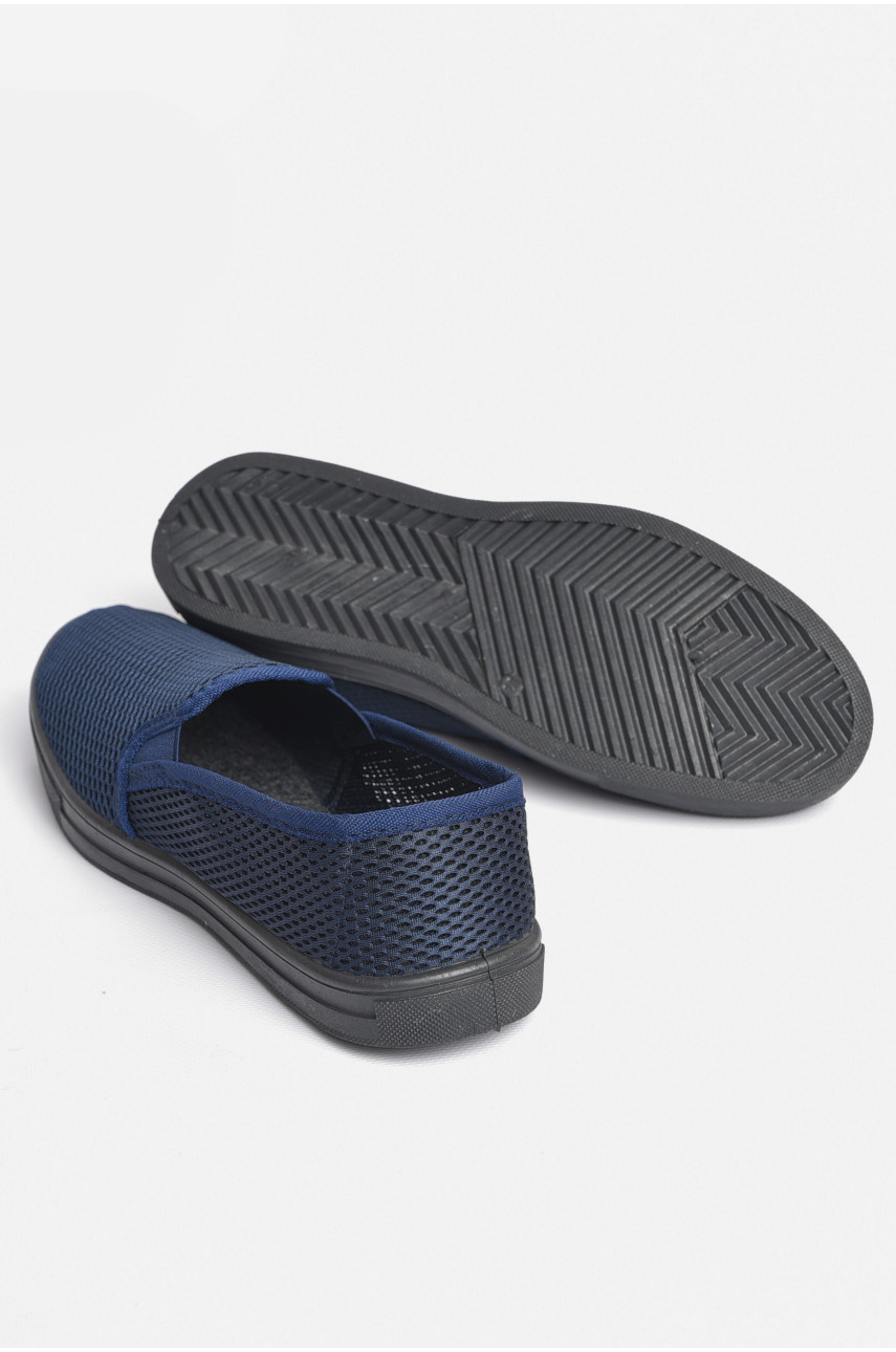 Сліпони чоловічі синього кольору С-3 187668