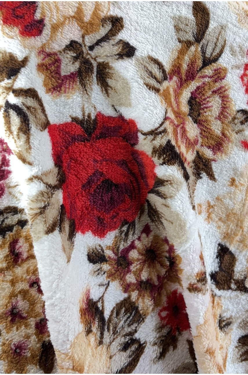 Плед белого цвета с принтом размер 200*230 187670