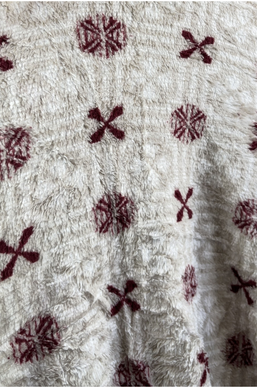 Плед белого цвета с принтом размер 200*230 187672