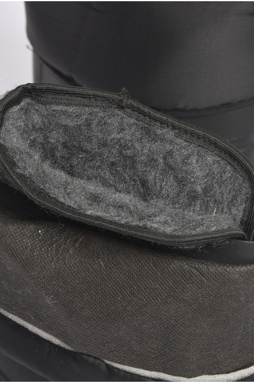 Чоботи чоловічі піна з фетровим утеплювачем чорного кольору GMZ22F 187709
