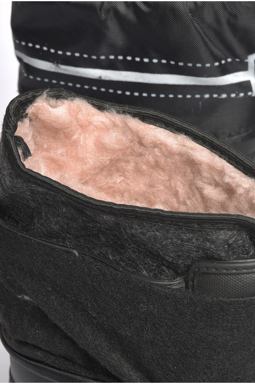 Чоботи чоловічі піна на штучному хутрі чорного кольору Б-01 187716 Чоботи чоловічі піна на штучному хутрі чорного кольору Б-01 187716