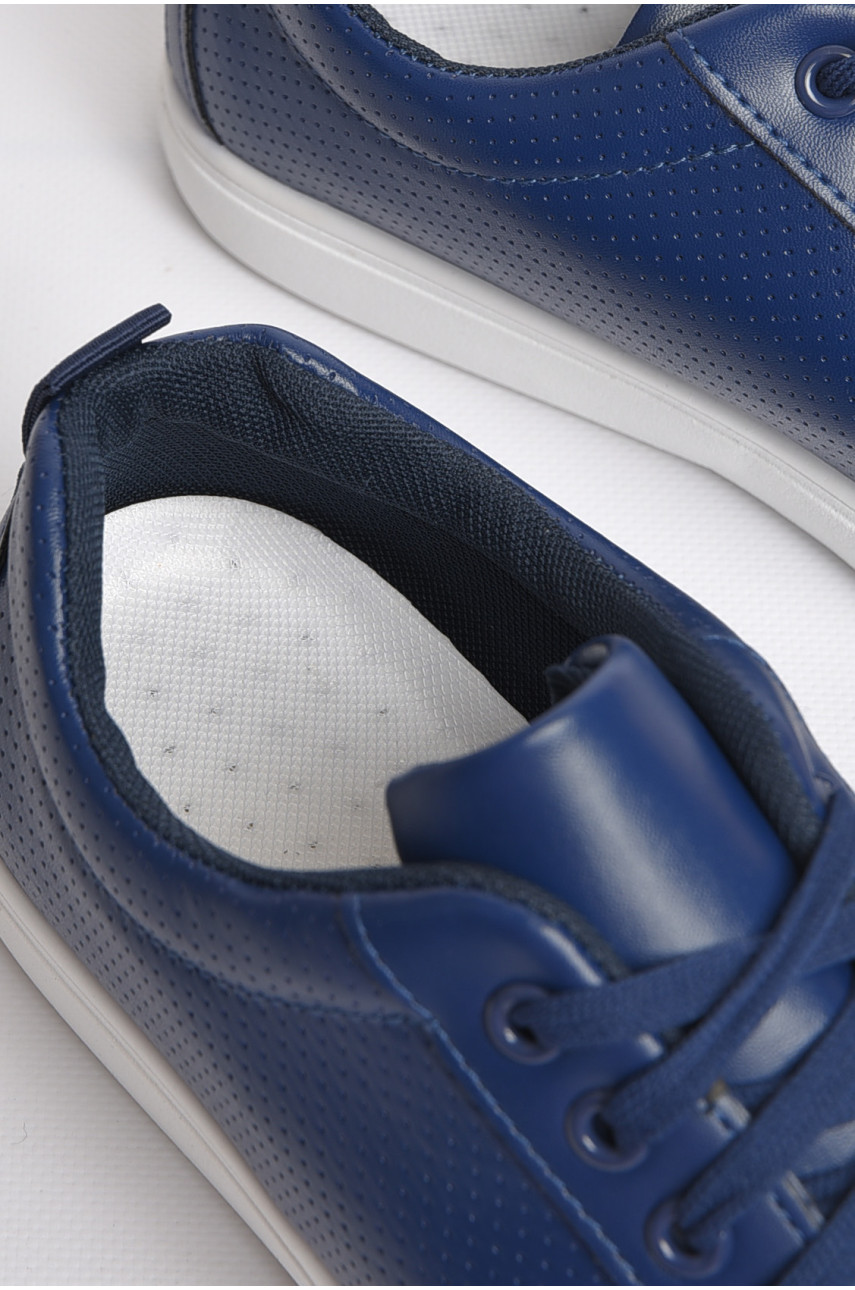 Кеды мужские синего цветана шнуровке 271020-4 187717