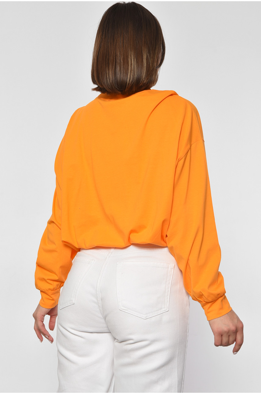 Світшот жіночий з малюнком помаранчевого кольору 225 187786 Світшот жіночий з малюнком помаранчевого кольору 225 187786