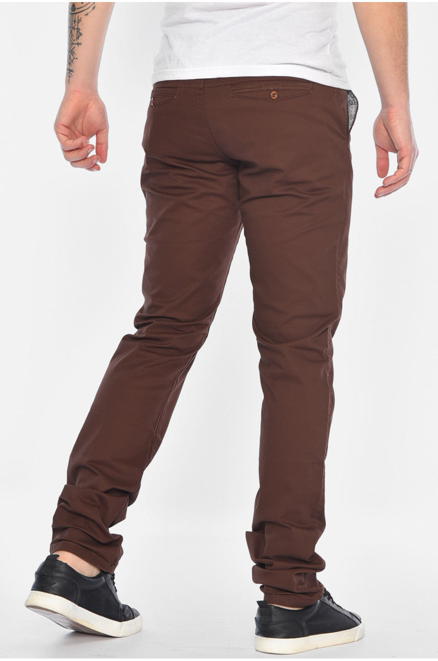 Штаны мужские коричневого цвета 90646 187812