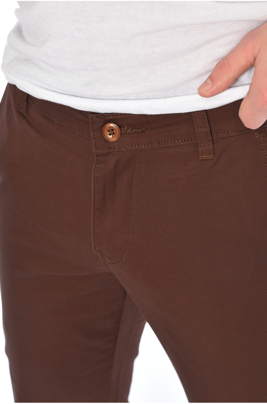 Штаны мужские коричневого цвета 90646 187812