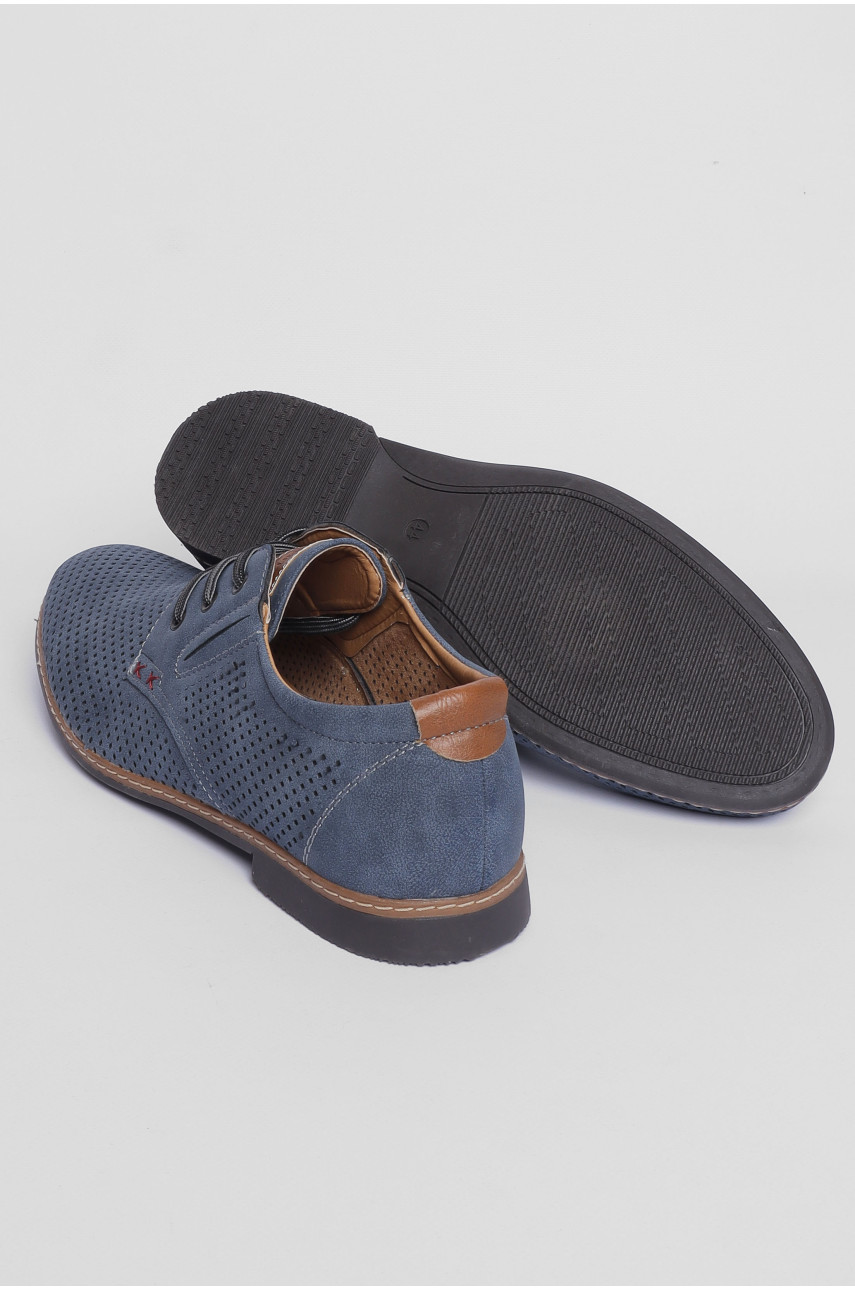 Туфлі чоловічі темно-синього кольору 611-3 187820