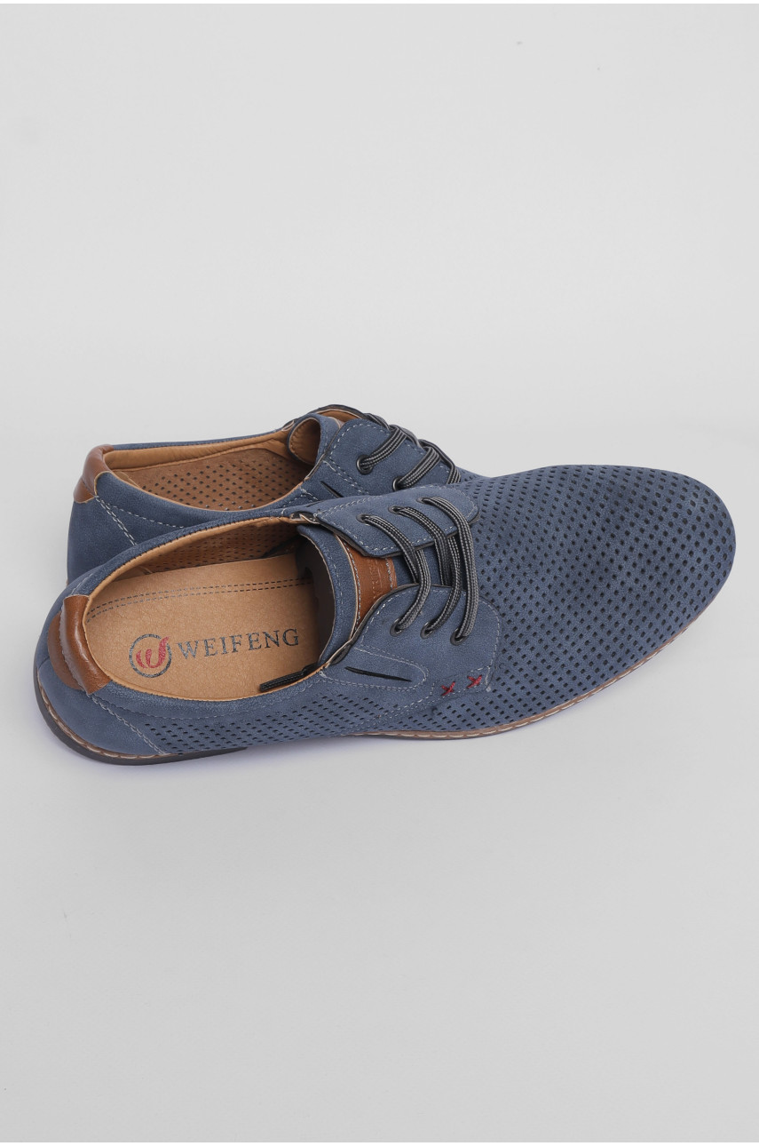 Туфлі чоловічі темно-синього кольору 611-3 187820