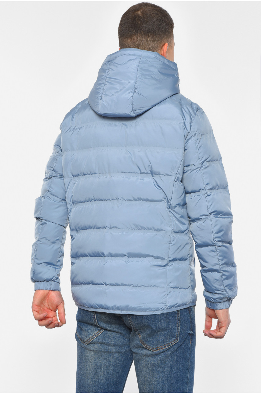 Куртка чоловіча демісезонна блакитного кольору 91065 187827