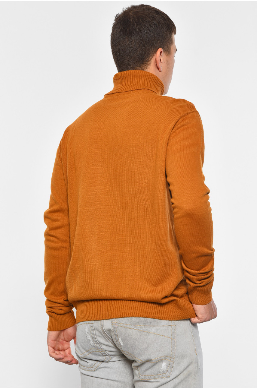 Гольф мужской акриловый горчичного цвета 25 187829 Гольф мужской акриловый горчичного цвета 25 187829