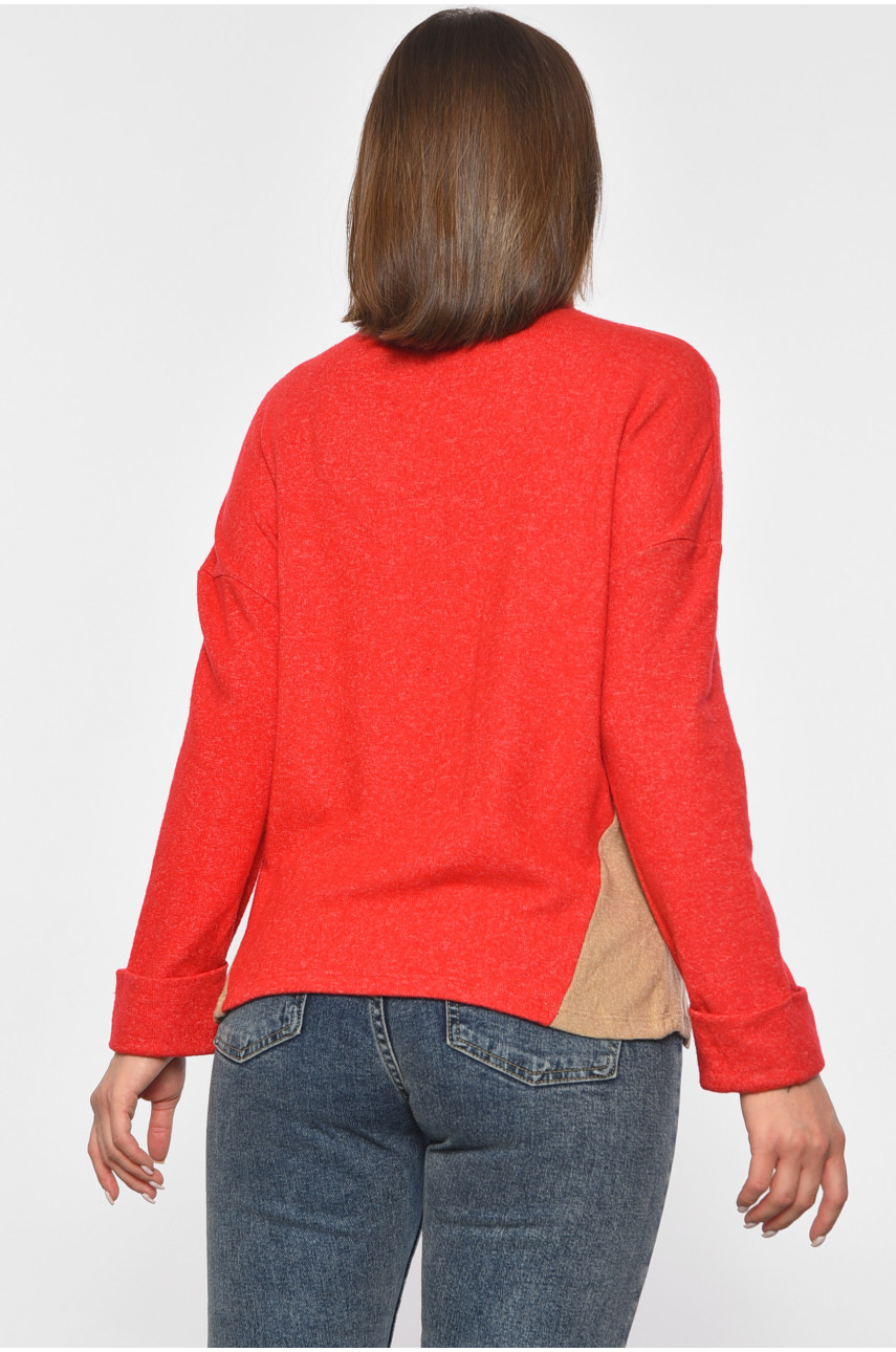 Гольф жіночий флісовий червоного кольору 966656 187867 Гольф жіночий флісовий червоного кольору 966656 187867