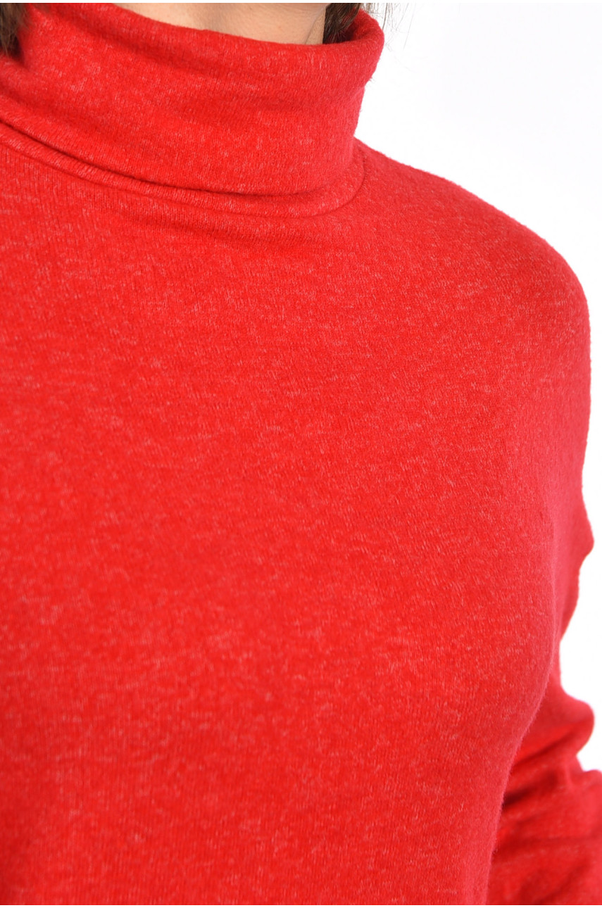 Гольф жіночий флісовий червоного кольору 966656 187867 Гольф жіночий флісовий червоного кольору 966656 187867