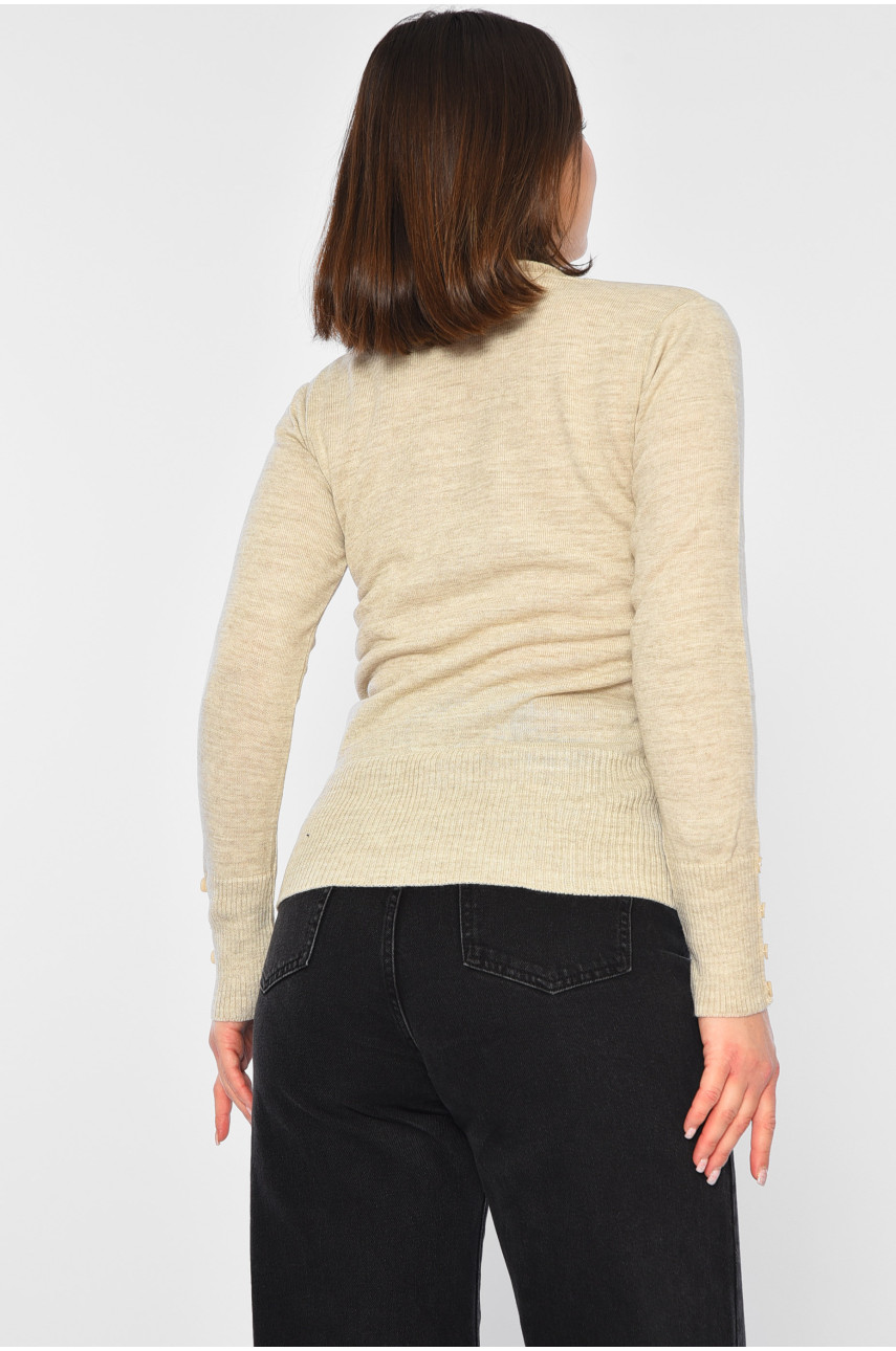 Гольф женский однотонный серого цвета 4660 187869