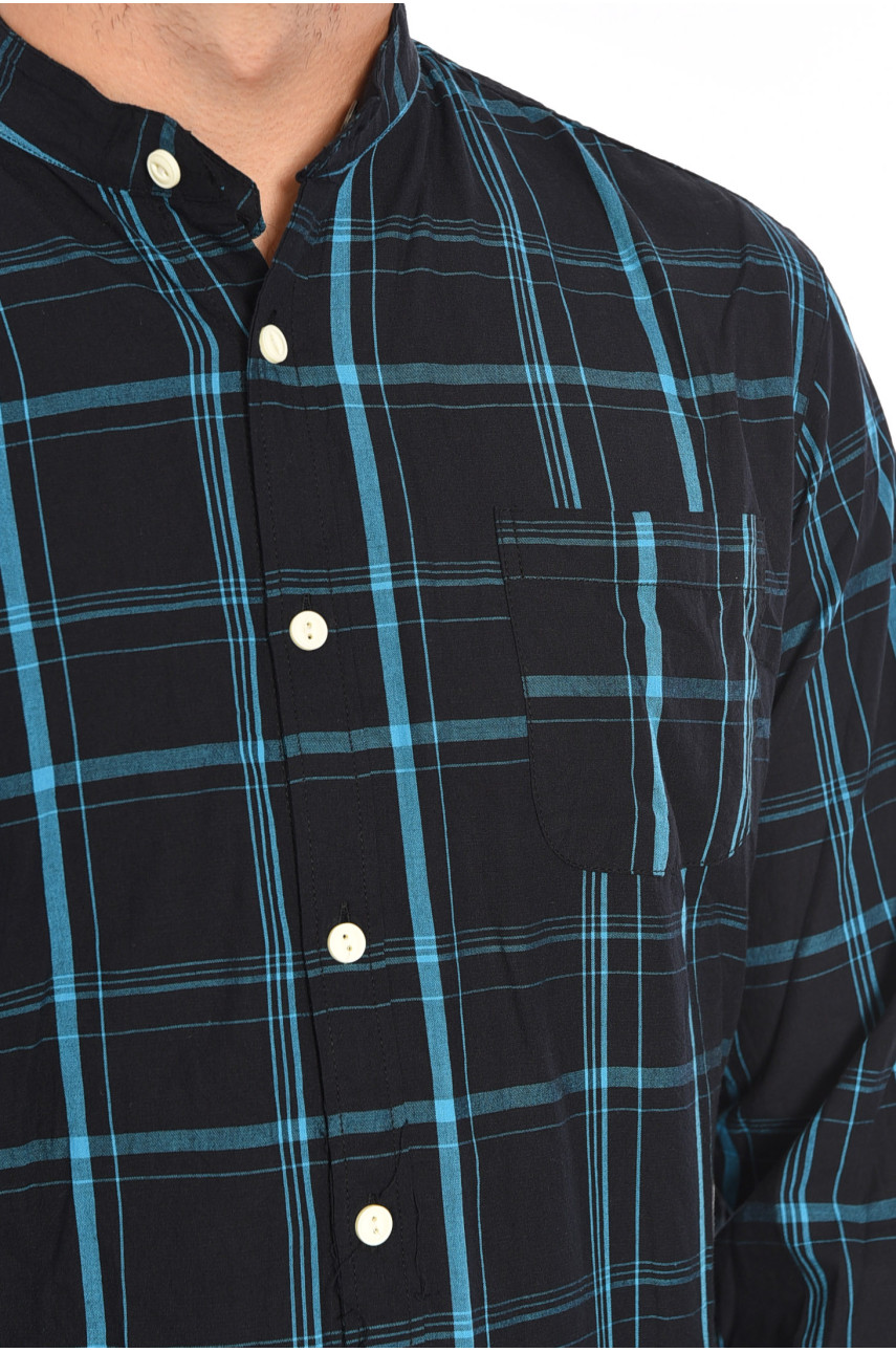 Рубашка мужская черного цвета в клетку 5-11806 187977