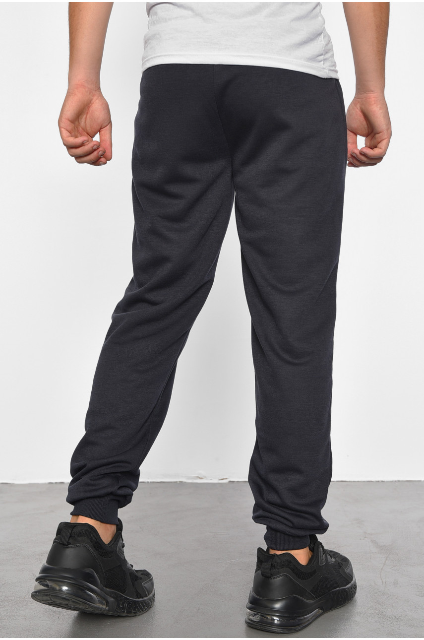Спортивные штаны мужские темно-синего цвета 2417 188056 Спортивные штаны мужские темно-синего цвета 2417 188056