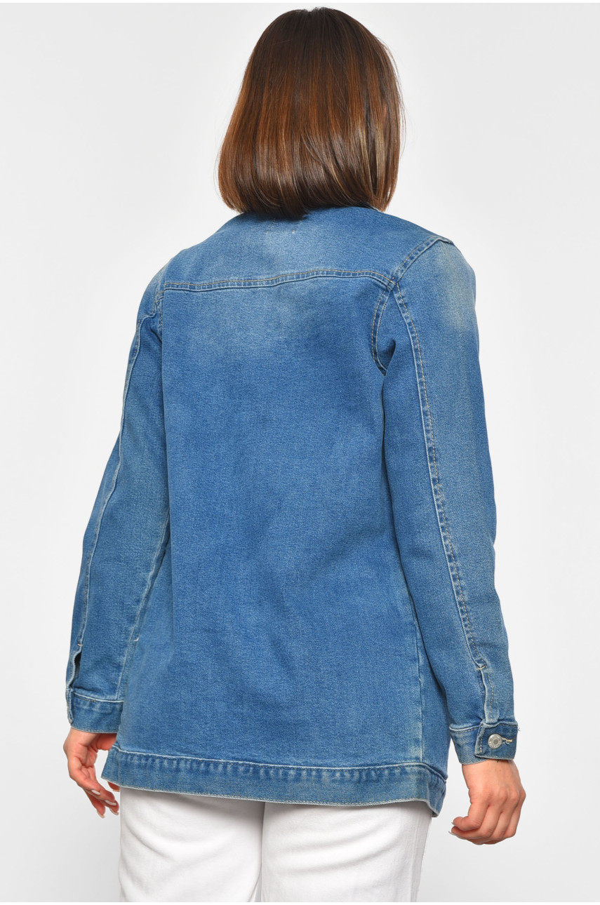 Джинсівка жіноча блакитного кольору 188066