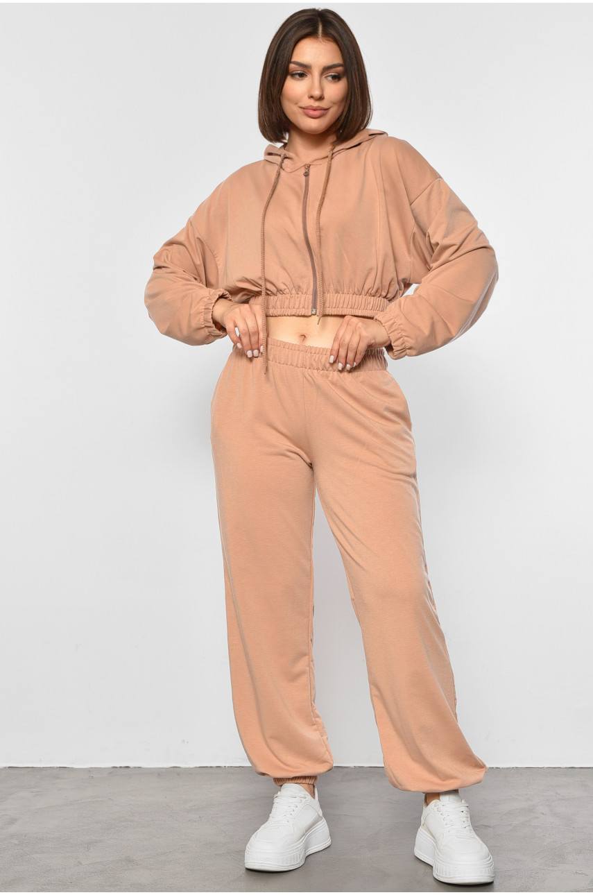 Спортивний костюм жіночий бежевого кольору 554 188122