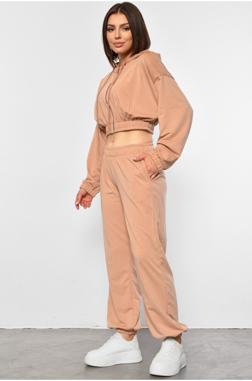 Спортивний костюм жіночий бежевого кольору 554 188122