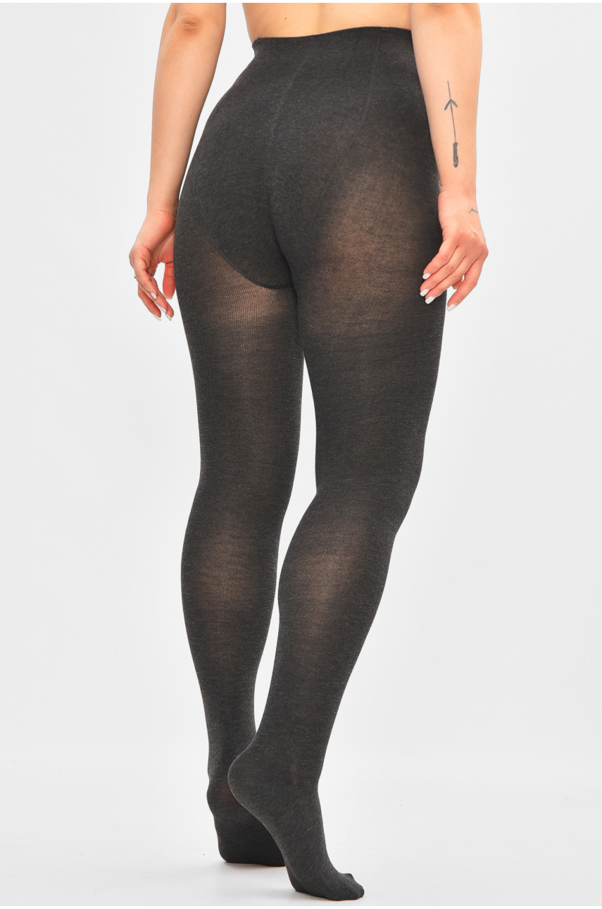 Колготы женские кашемировые из верблюжьей шерсти серого цвета 3301 188178