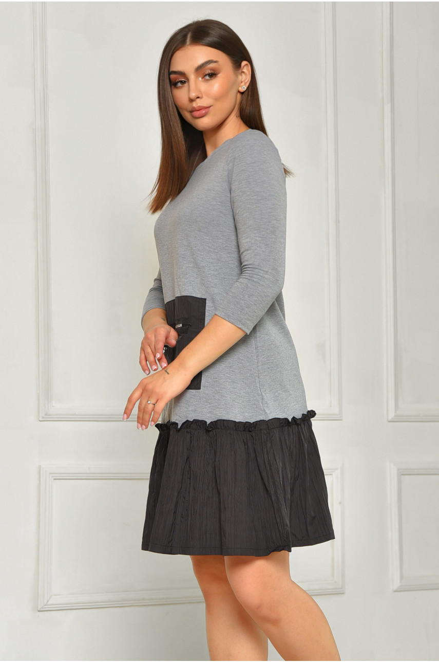 Платье женское серого цвета 592 188303