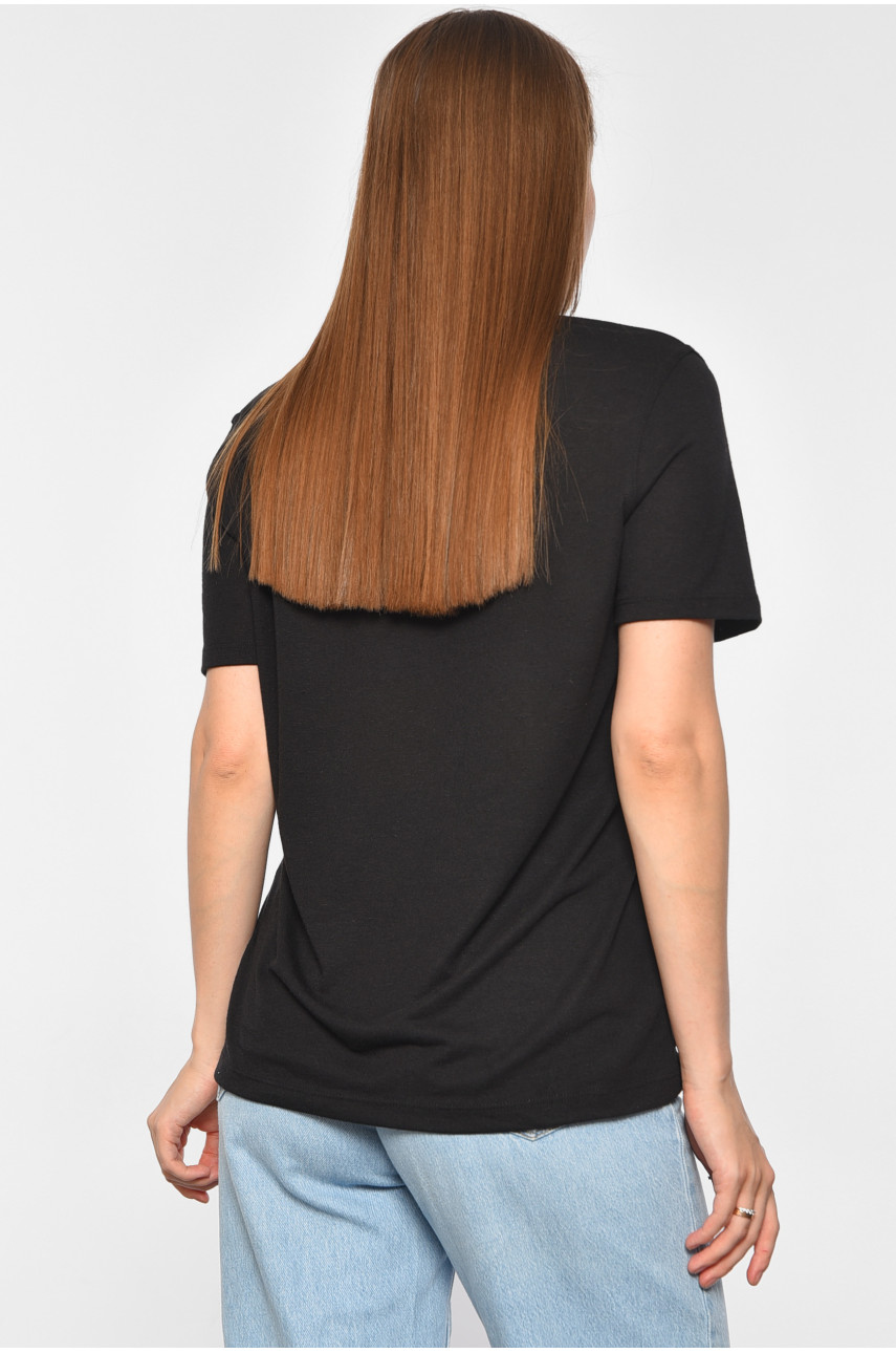 Футболка женская черного цвета 3119 188359 Футболка женская черного цвета 3119 188359