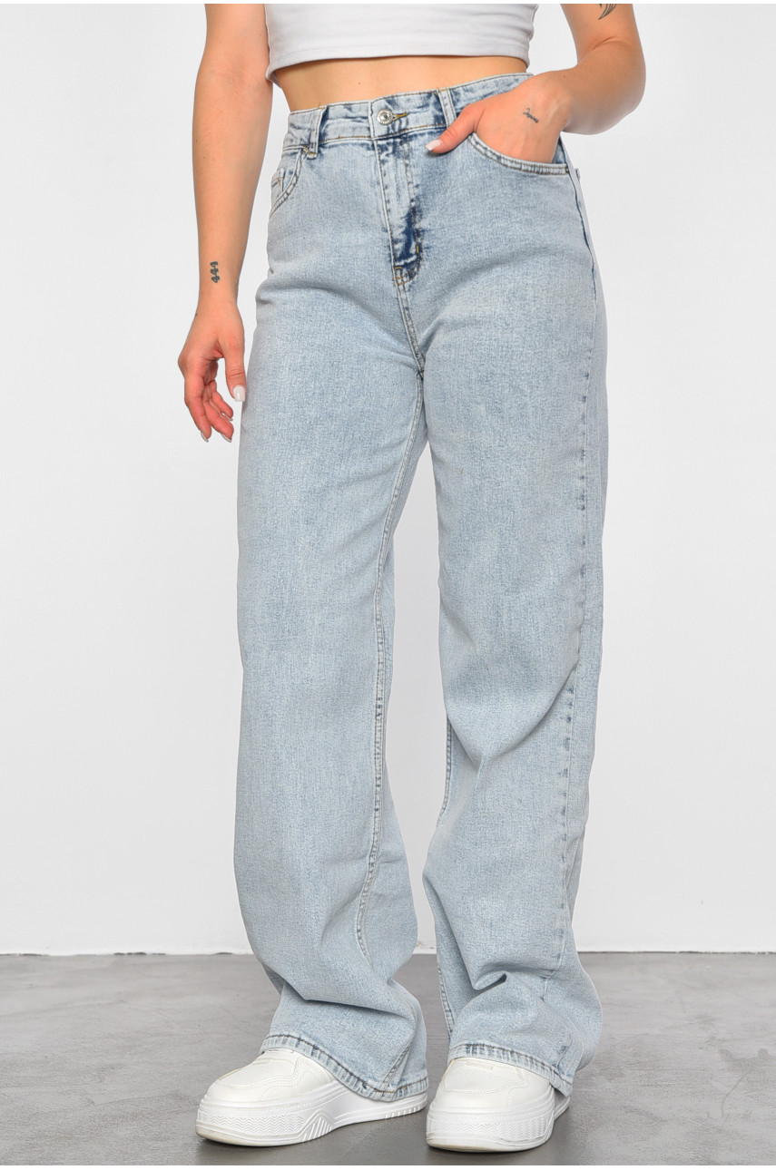 Джинси жіночі блакитного кольору 10112 188449