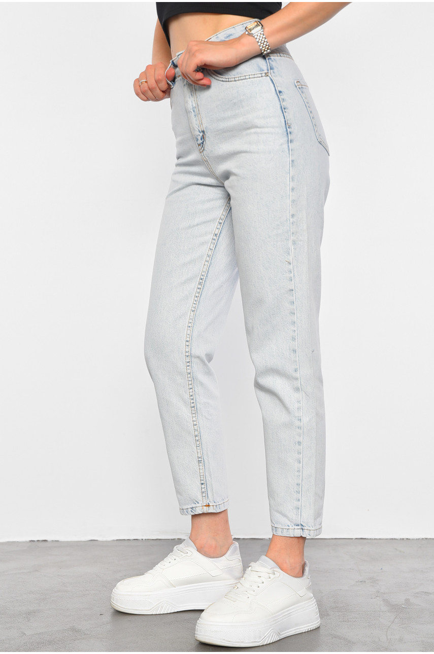 Джинси жіночі блакитного кольору 188455 Джинси жіночі блакитного кольору 188455