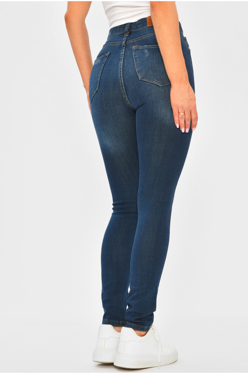 Джинсы женские темно-синего цвета 188459