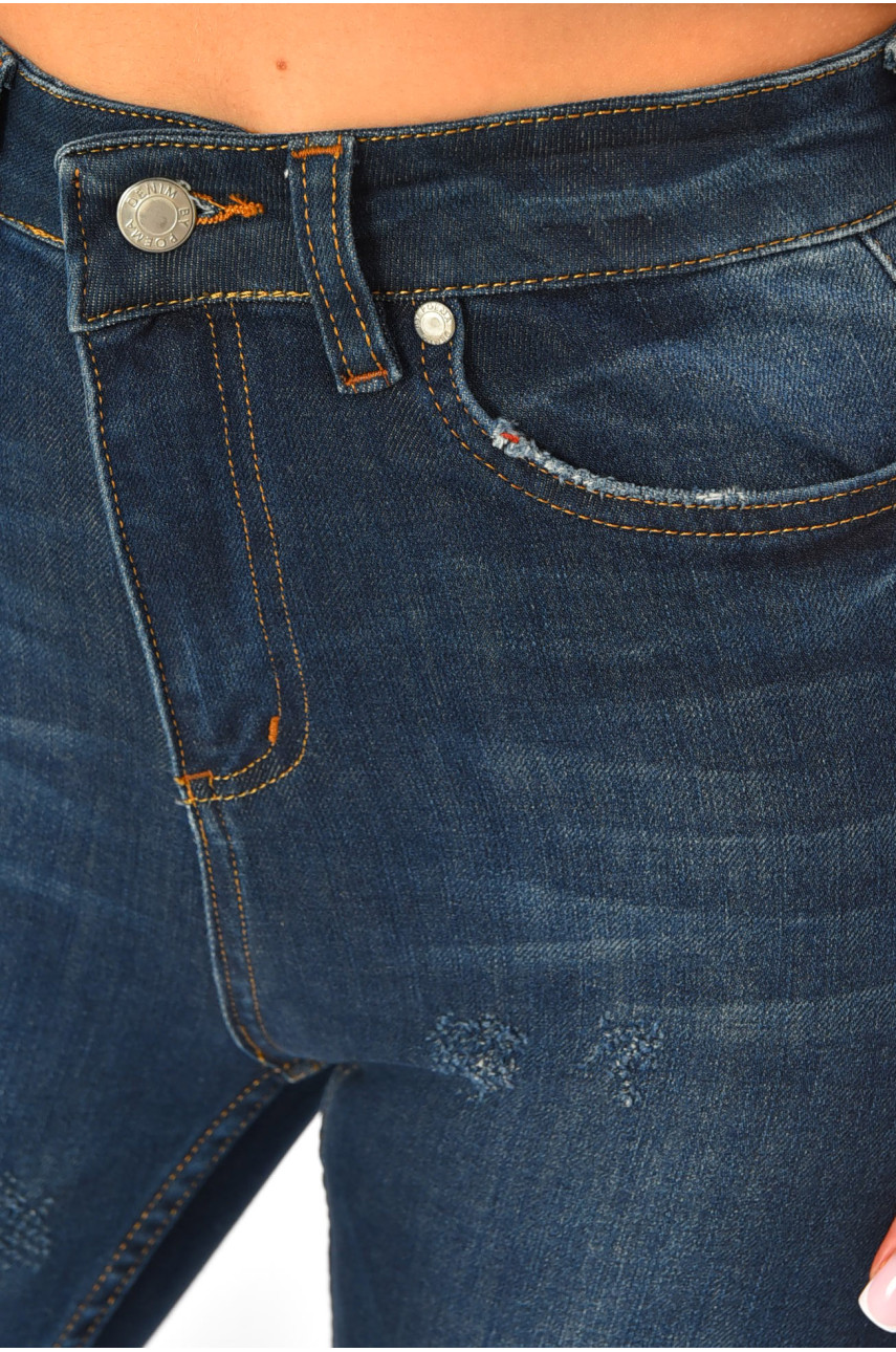 Джинсы женские темно-синего цвета 188459