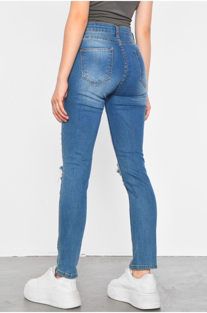 Джинси жіночі блакитного кольору 51403 188481