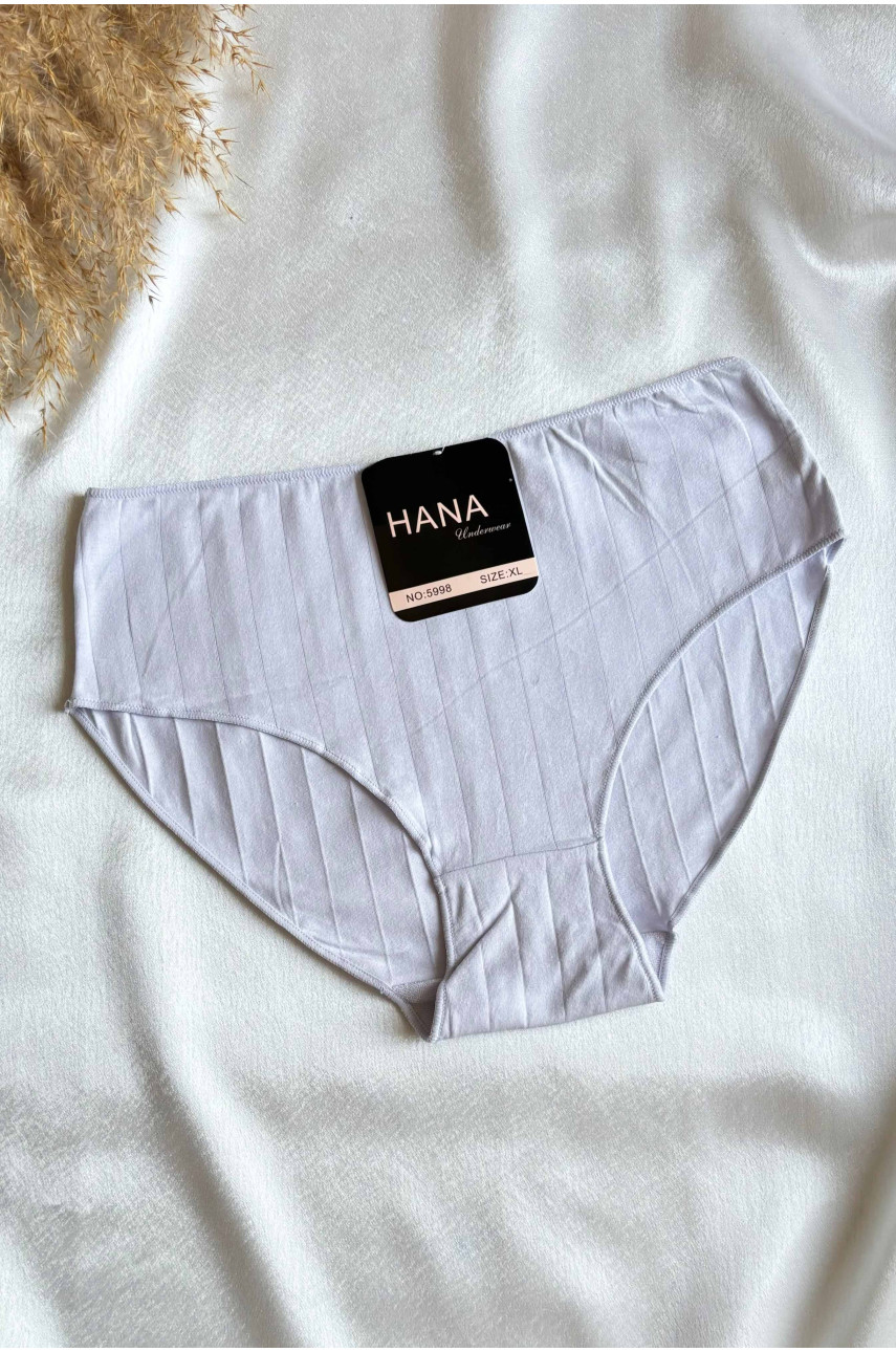 Трусы женские полубатальные сиреневого цвета однотонные 5998 188523