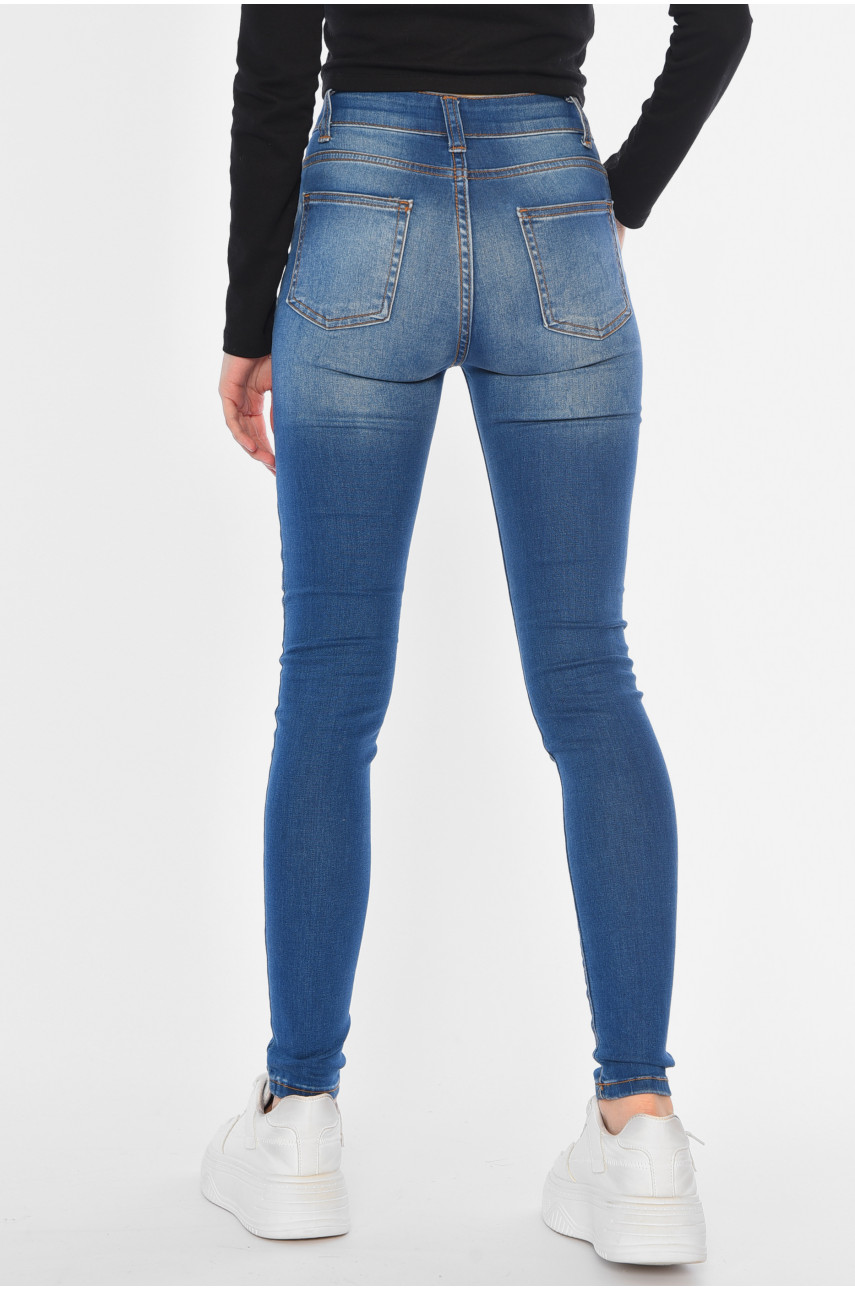 Джинсы женские синего цвета 7667 188529
