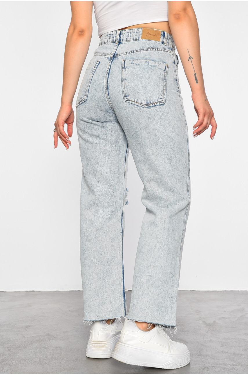 Джинсы женские голубого цвета 270310 188530