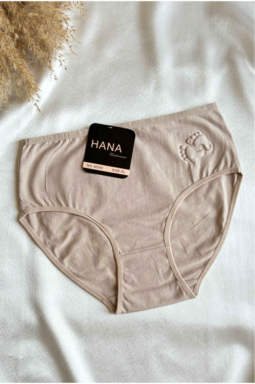 Трусы женские батальные бежевого цвета однотонные 38265 188531 Трусы женские батальные бежевого цвета однотонные 38265 188531