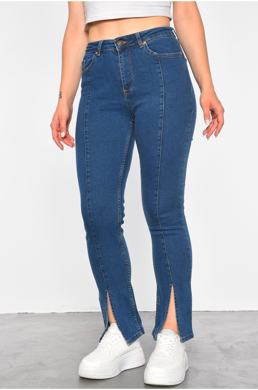 Джинсы женские синего цвета 4726 188536 Джинсы женские синего цвета 4726 188536