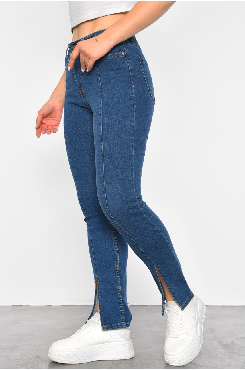 Джинсы женские синего цвета 4726 188536 Джинсы женские синего цвета 4726 188536
