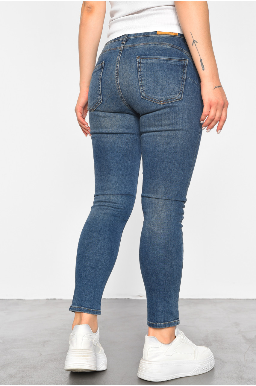 Джинсы женские синего цвета 1838 188549