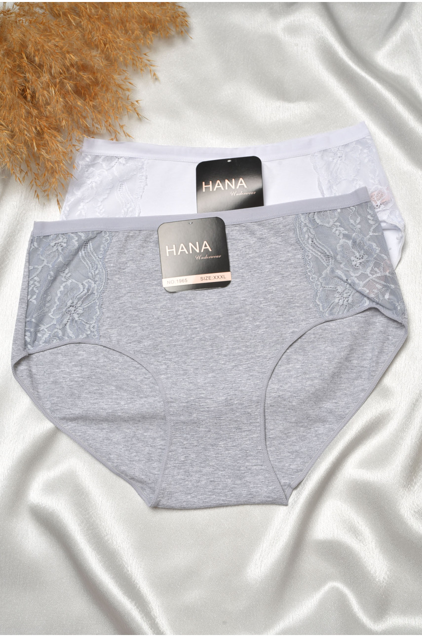 Набор трусов женских полубатальных 2 штуки 1965 188554