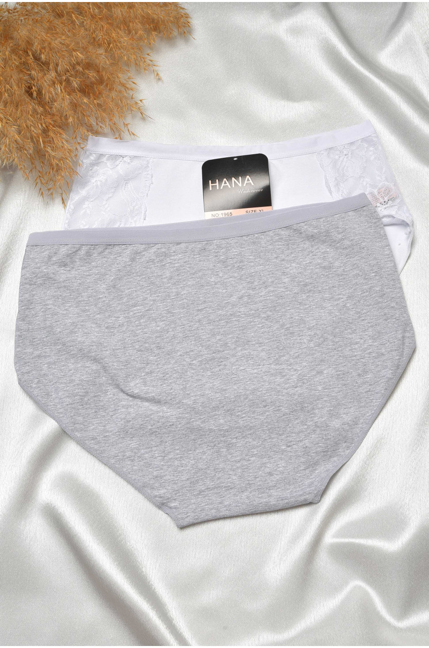 Набор трусов женских полубатальных 2 штуки 1965 188554