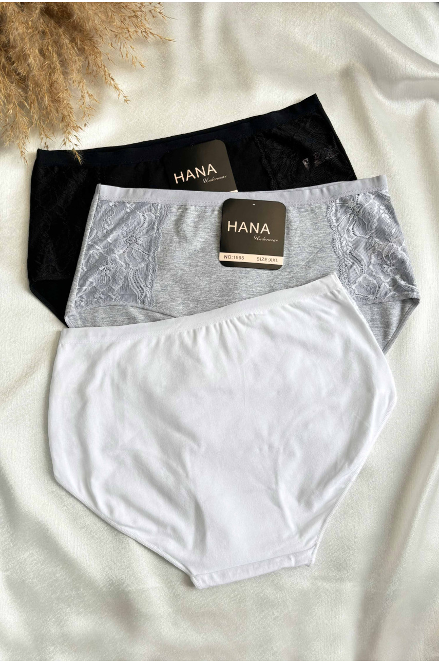 Набор трусов женских полубатальных 3 штуки 1965 188555